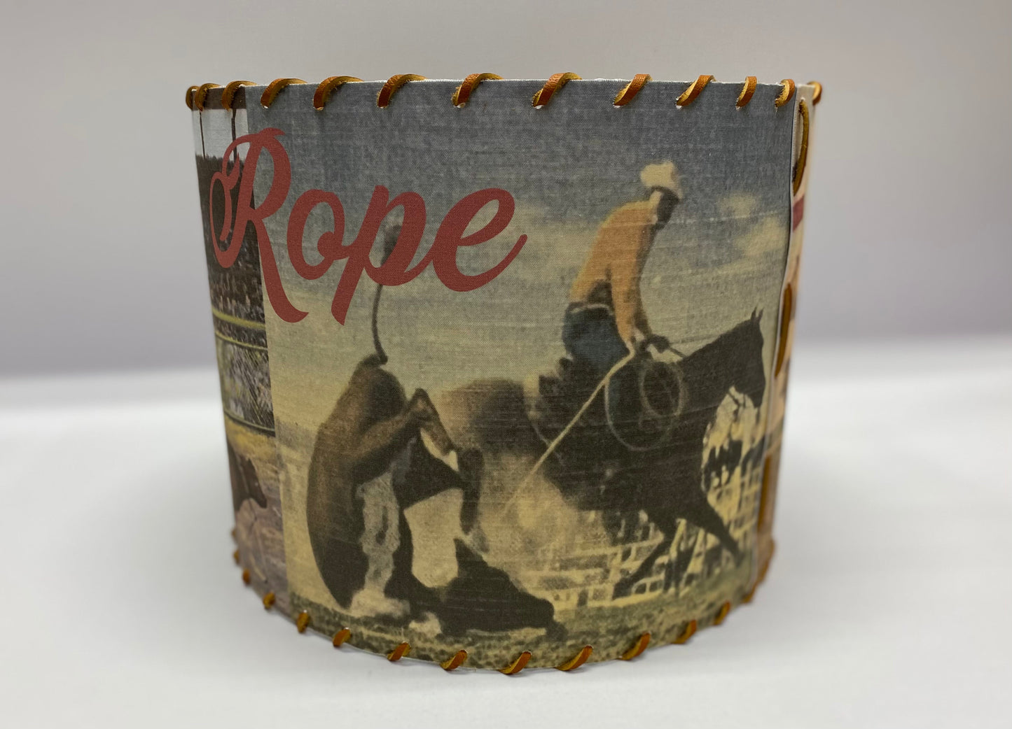 Let’s Rope Calf Roper Lampshade Large 14 inch