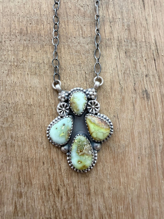 Palomino and Sterling Silver Necklace