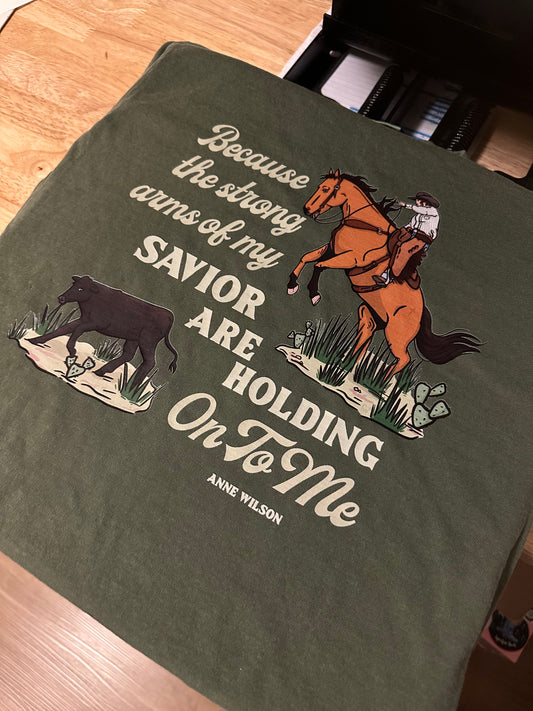 Strong Arms of the savior - comfort colors