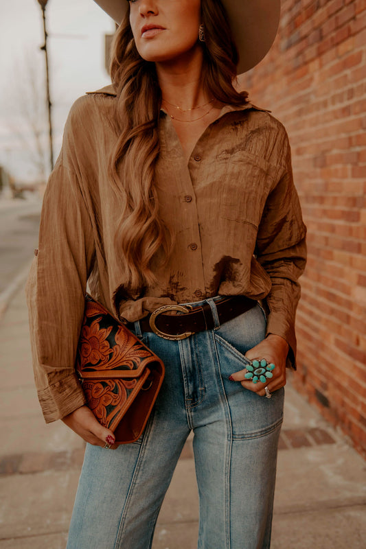 The Tulsa Top in Brown