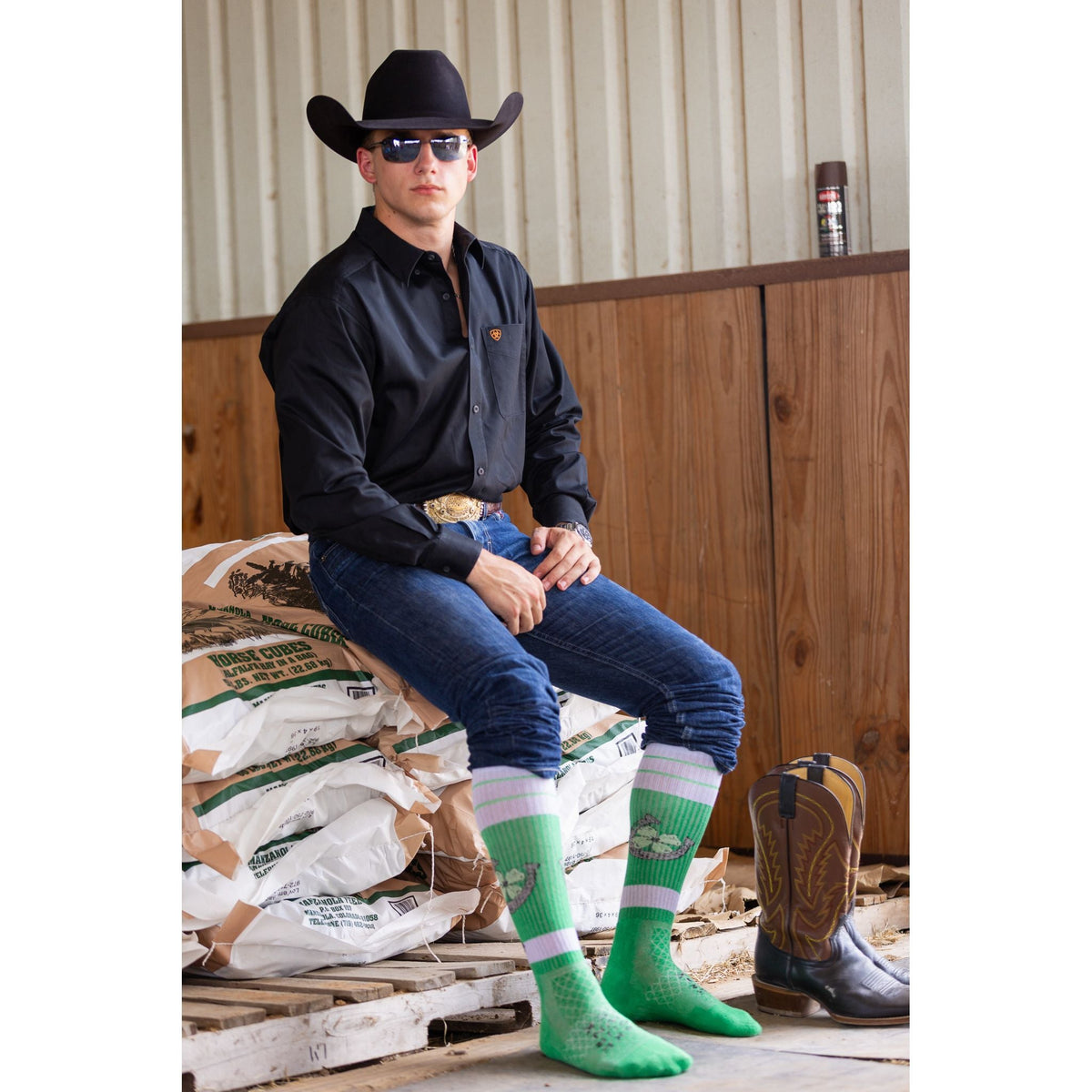 Make Your Own Luck Performance Boot Socks