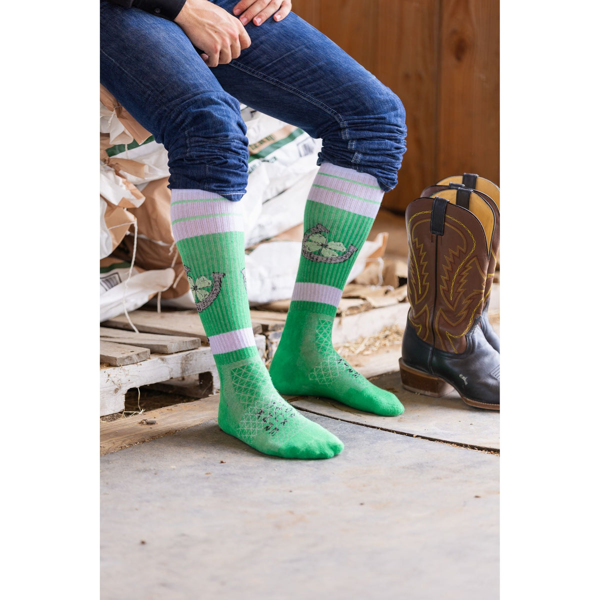 Make Your Own Luck Performance Boot Socks