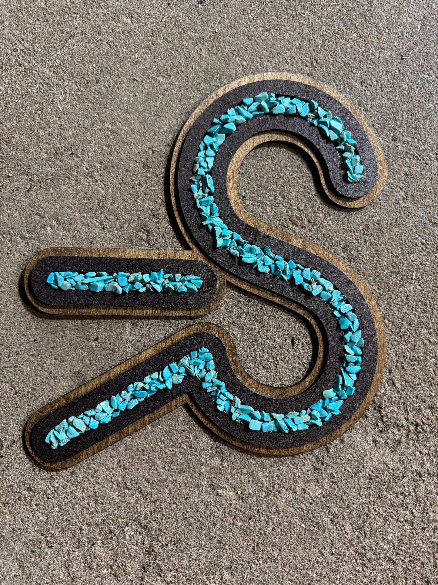 CUSTOM- Turquoise Brand Sign