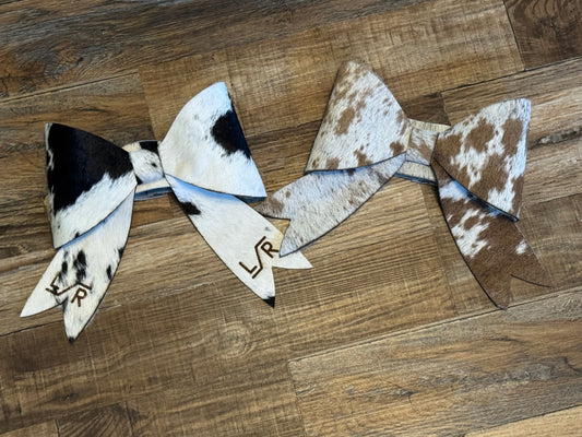 Cowhide tree bow