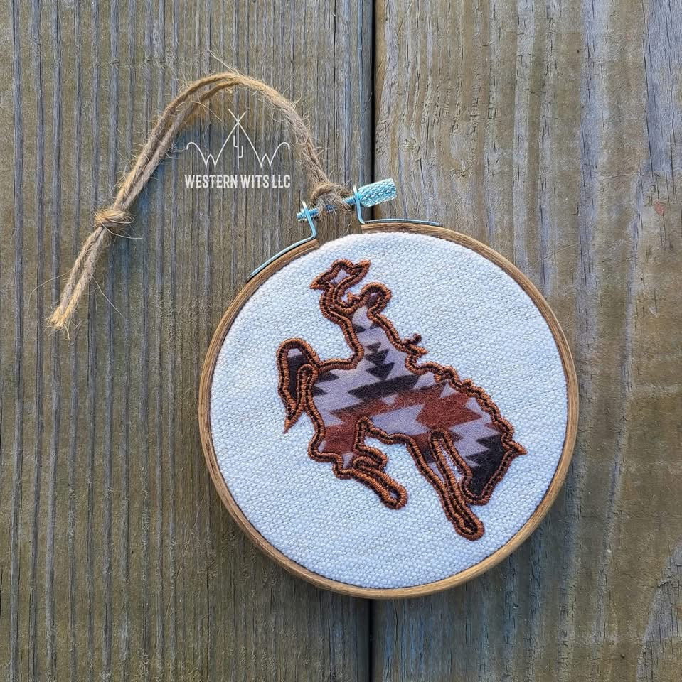 Embroidered Brand Ornaments
