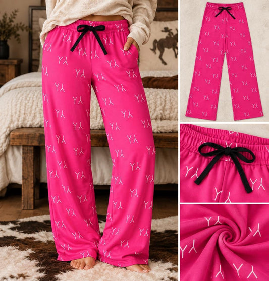Custom Cattle Brand Pajama Pants (Unisex)
