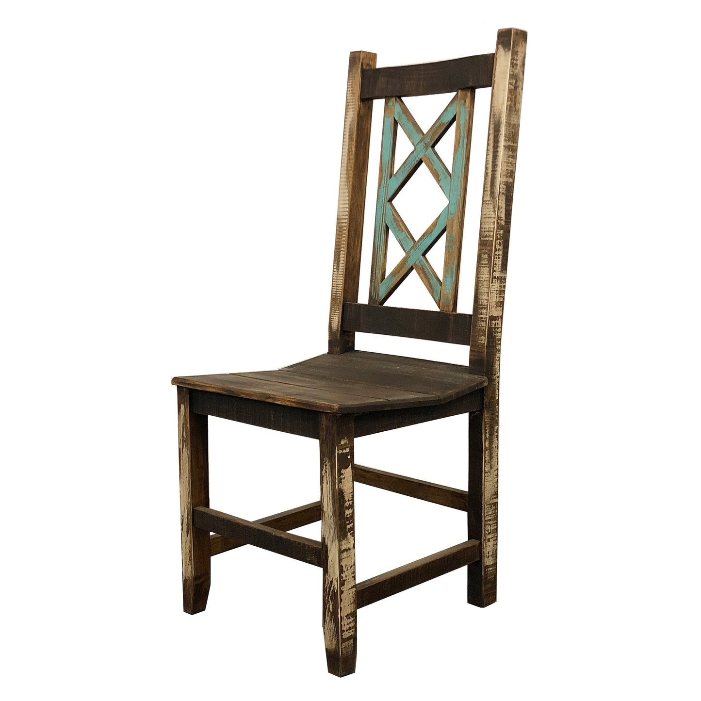 Cabana 5' Rustic Dining Table and 4 Cabana Rustic Chair