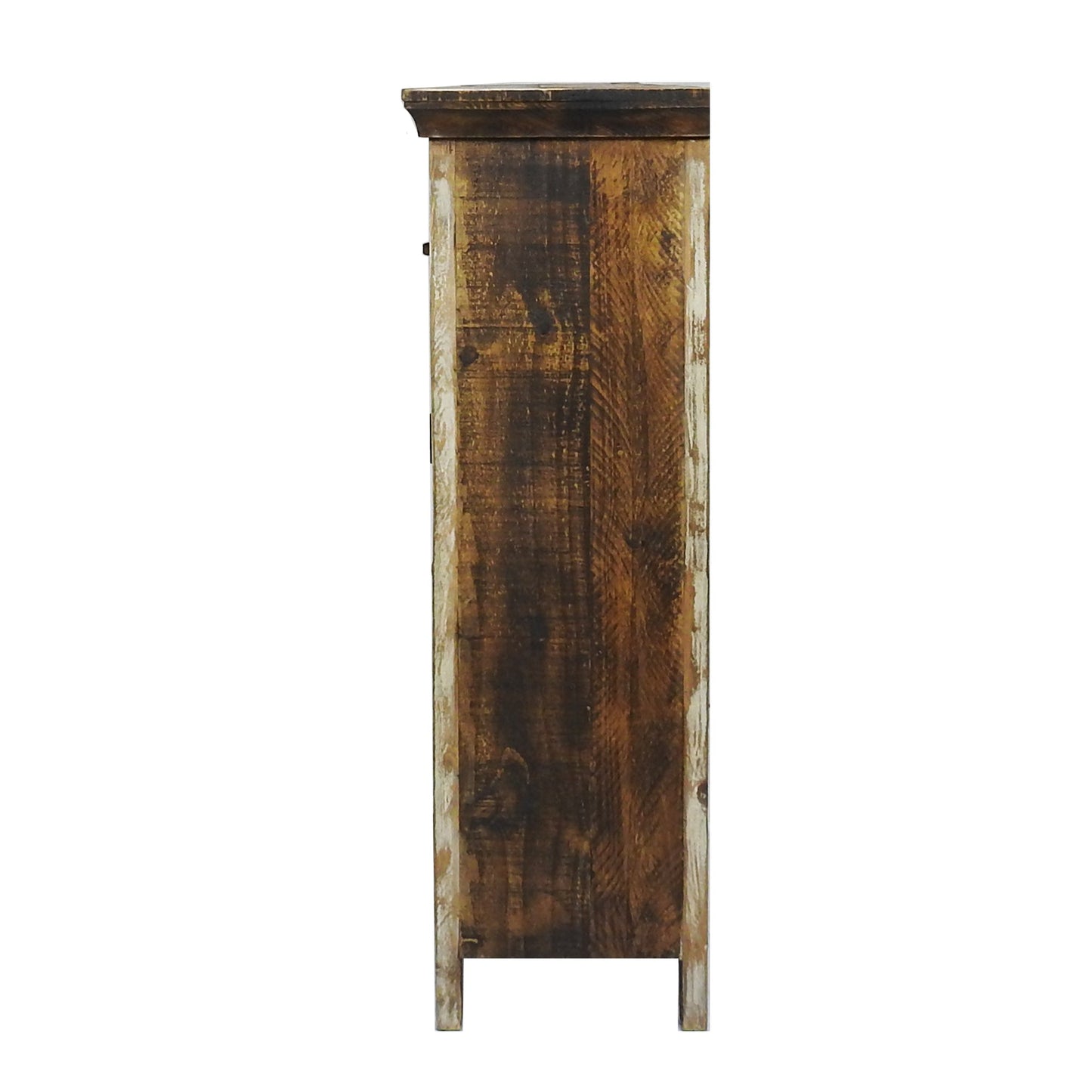 Cabana Rustic Buffet | Solid Wood Multicolor Sideboard Cabinet