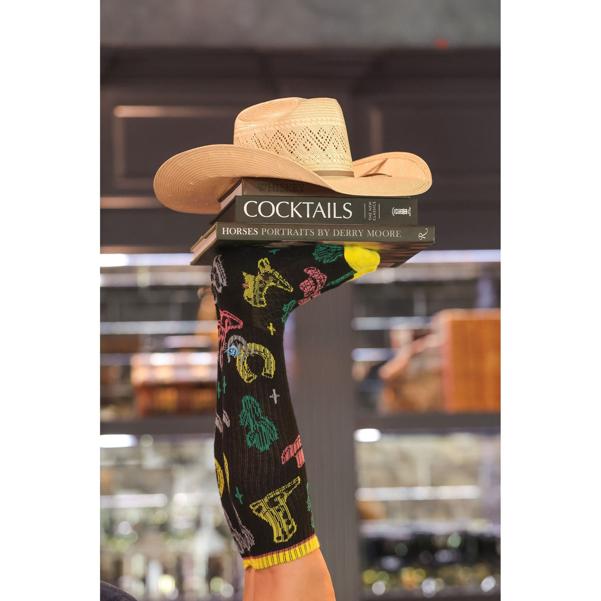 Neon Wrangler Performance Boot Socks