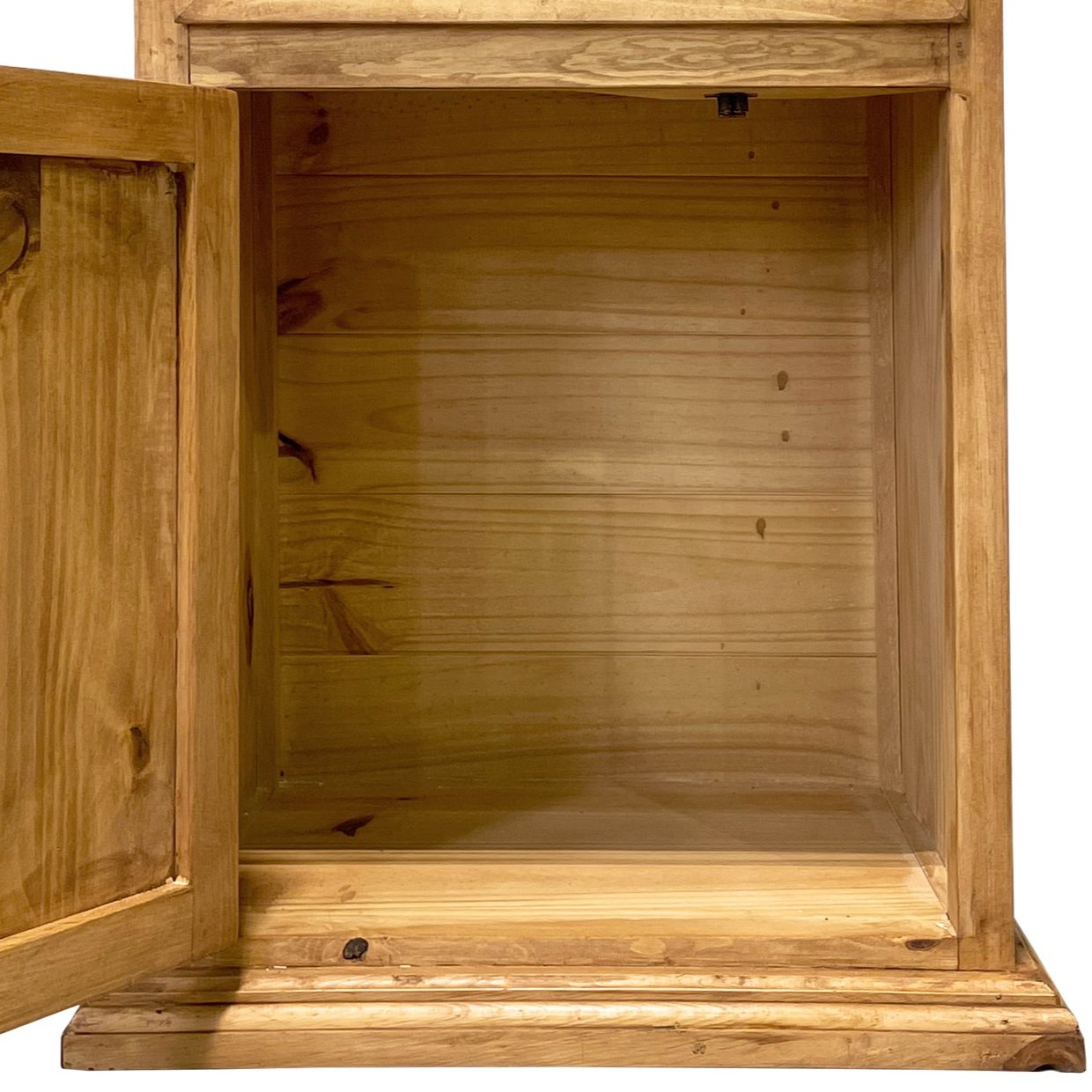 Traditional Small Rustic Nightstand
