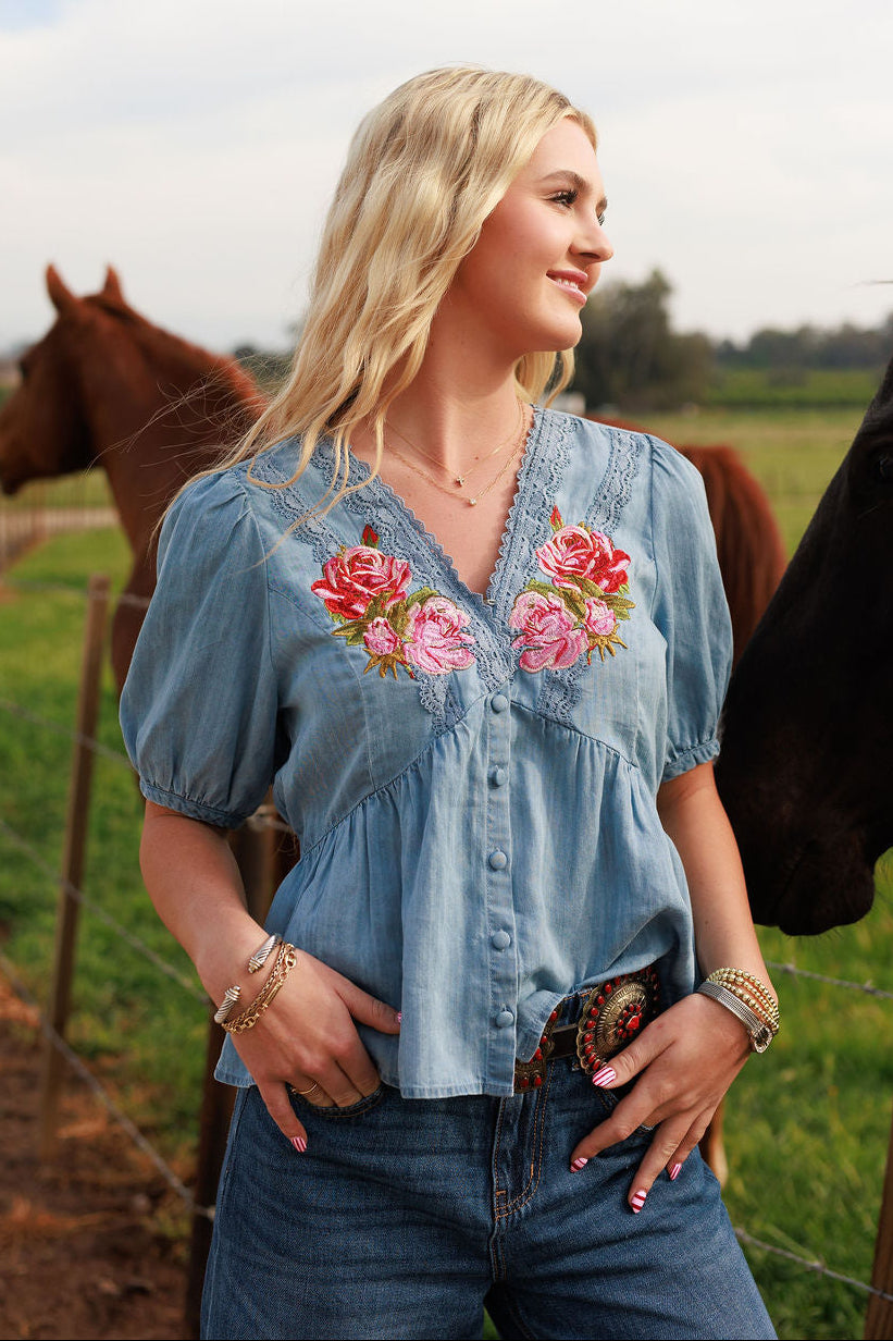 Blush Rose Blouse