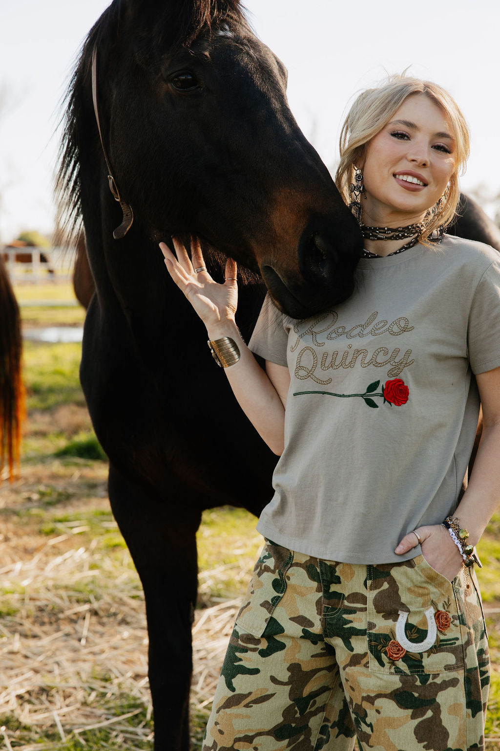 Darling RQ Rose Tee