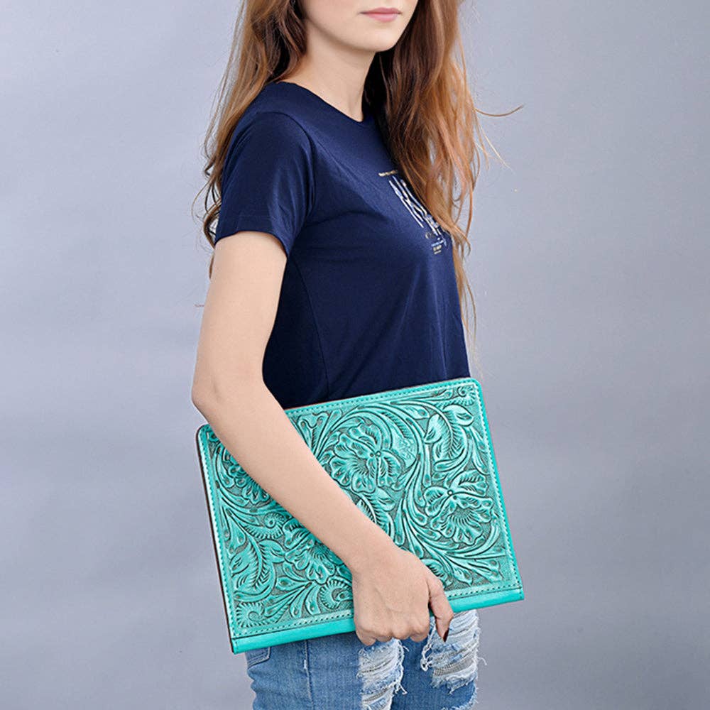 ADBG1232 Portfolio Genuine Western Leather Women Bag