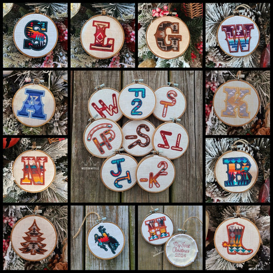 Embroidered Brand Ornaments
