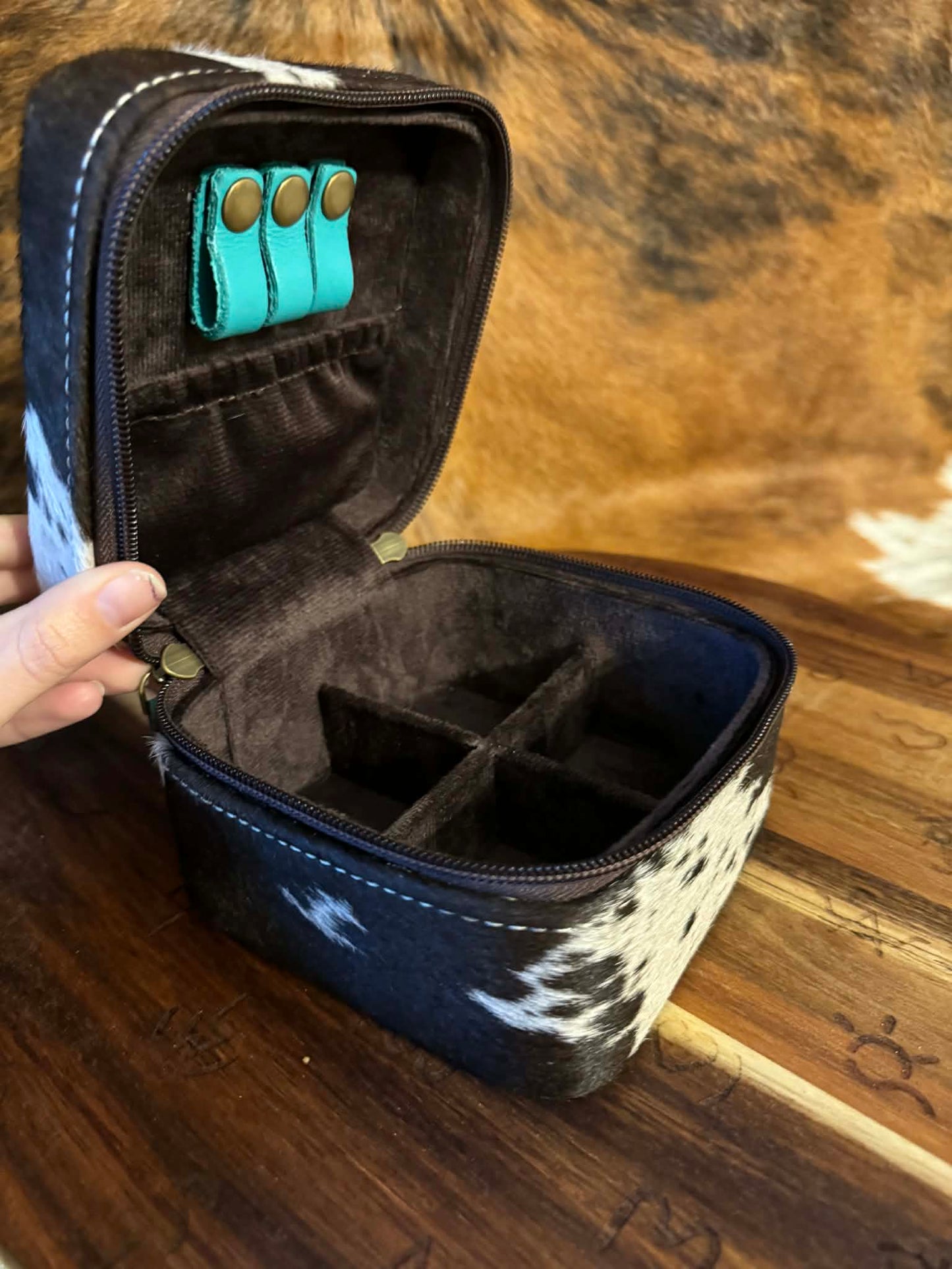 Jewelry Case-Leather and Hide