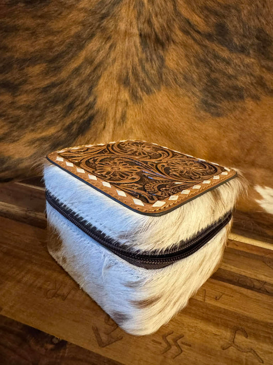 Jewelry Case-Leather and Hide
