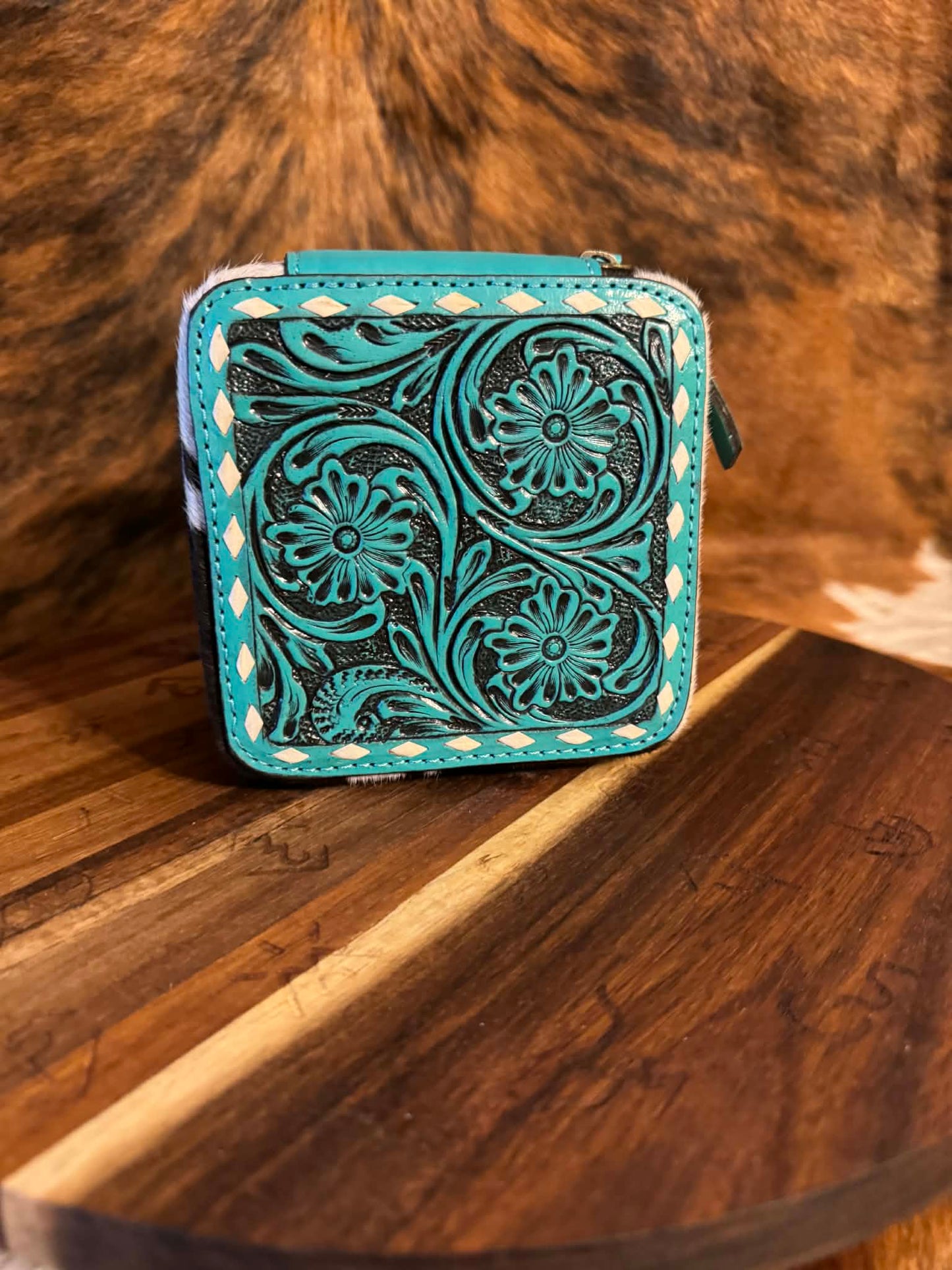 Jewelry Case-Leather and Hide