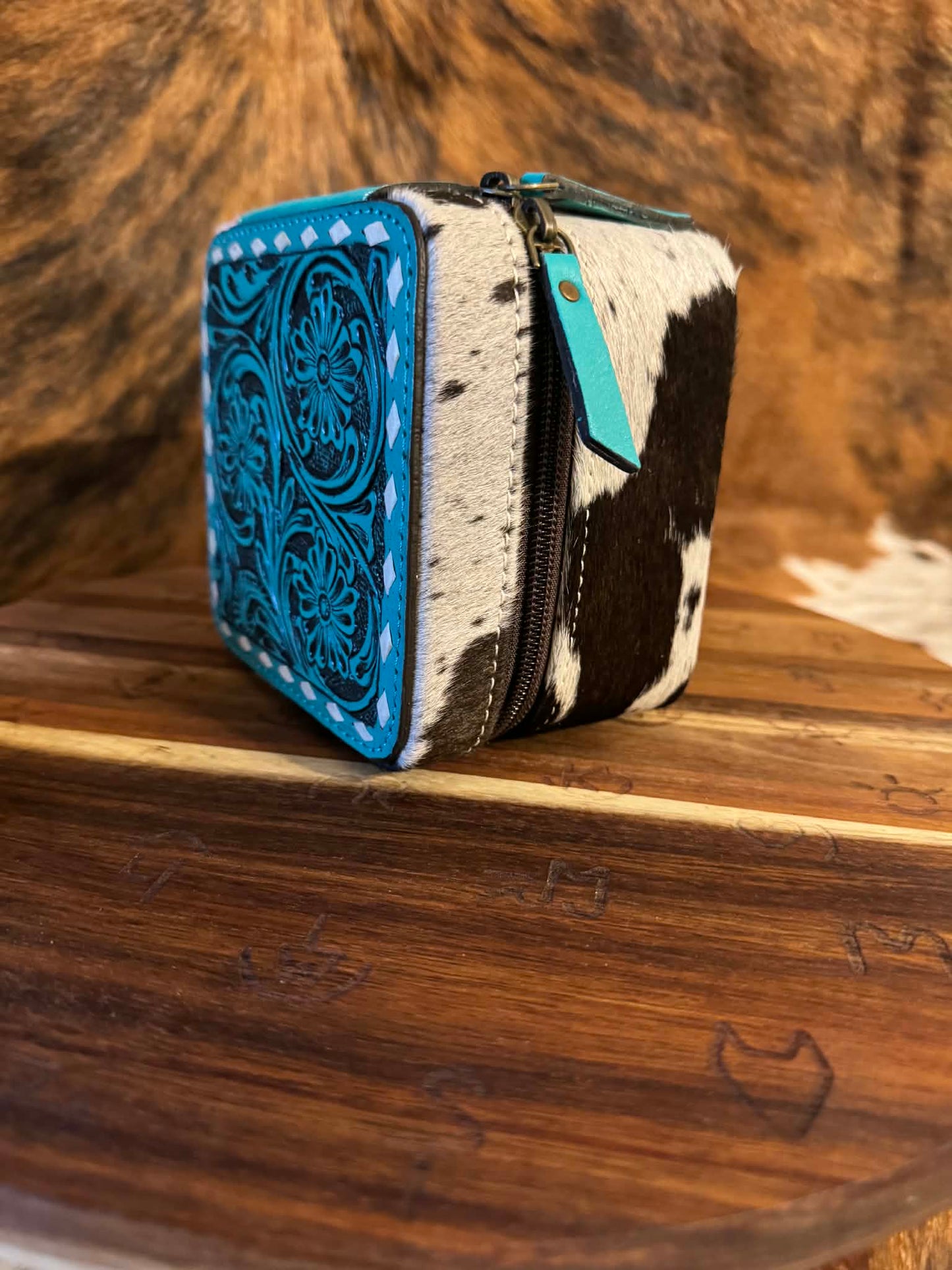 Jewelry Case-Leather and Hide