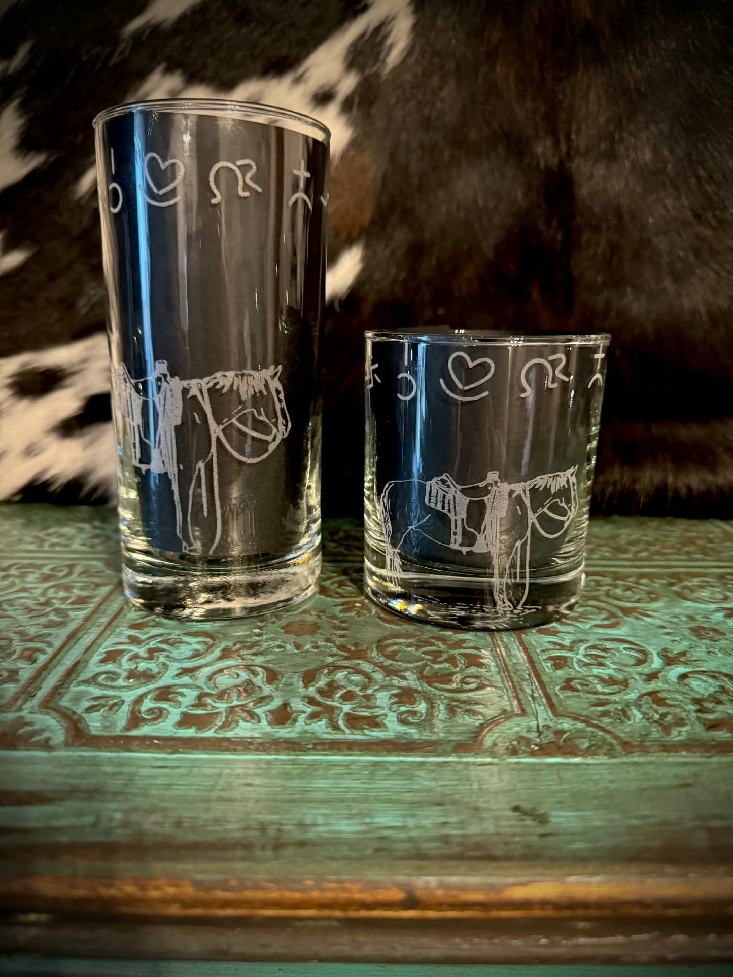 CUSTOM Drinking Glass Set