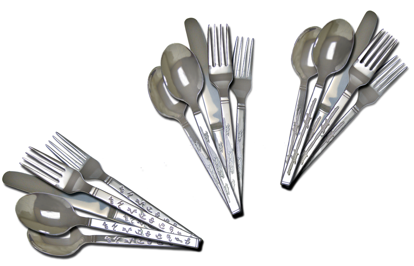 20 Piece Branded Silverware Set, 4 Place Setting