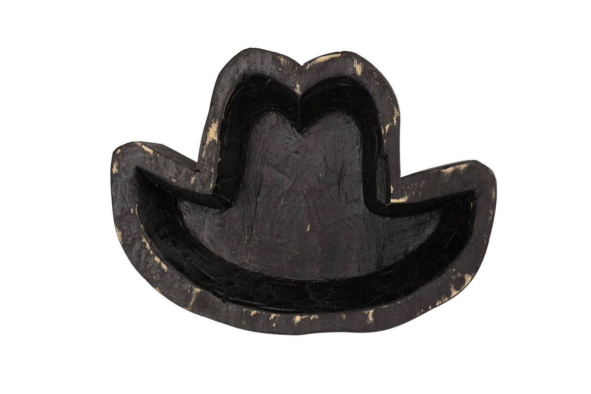 Hat Dough Bowl-9 x 6 in-Western-Candle Ready-Sombrero-Hat