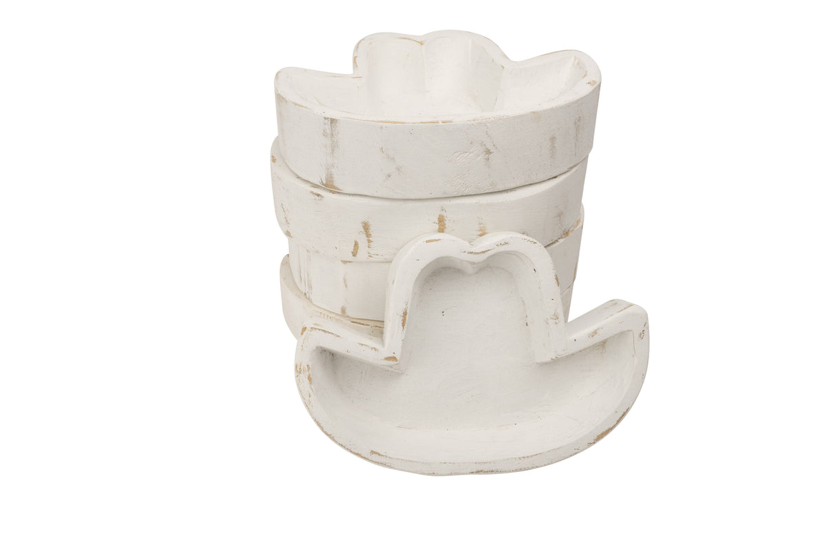 Hat Dough Bowl-9 x 6 in-Western-Candle Ready-Sombrero-Hat