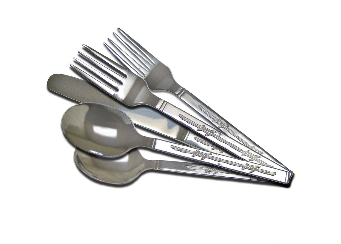 20 Piece Branded Silverware Set, 4 Place Setting