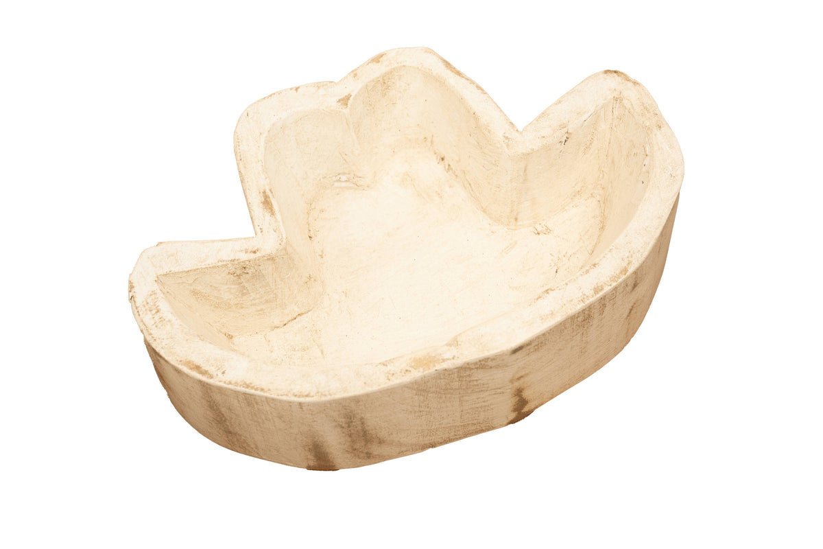Hat Dough Bowl-9 x 6 in-Western-Candle Ready-Sombrero-Hat
