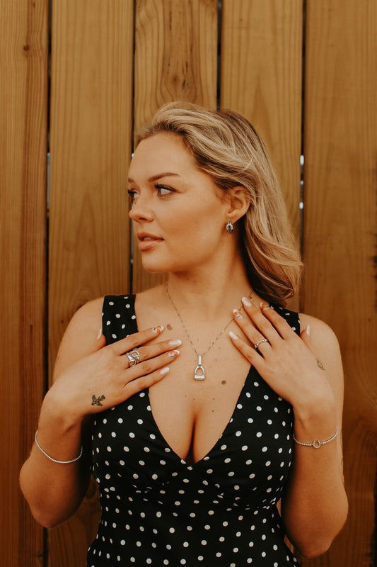 Cowgirl Luxe English Stirrup Necklace
