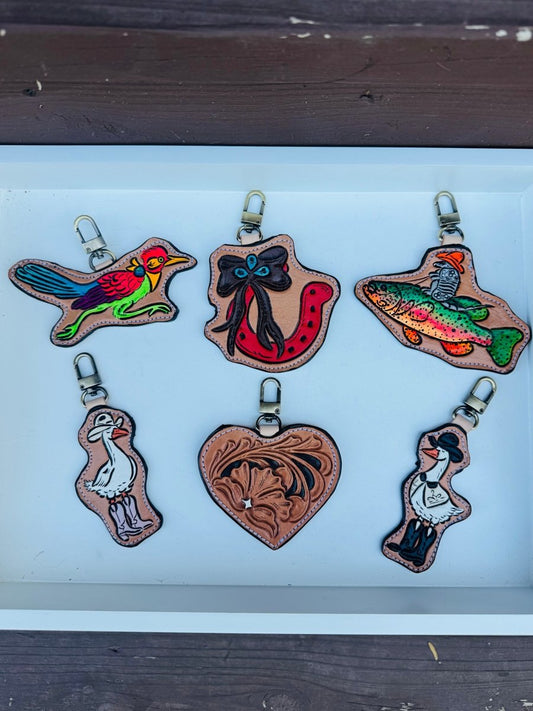 Cowgirl Purse Charm/Keychain