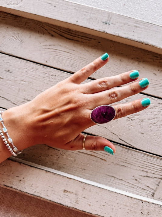 Custer Purple Spiny Oyster Ring