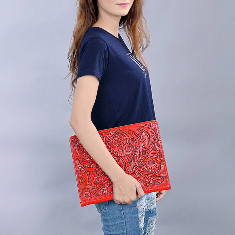ADBG1232 Portfolio Genuine Western Leather Women Bag