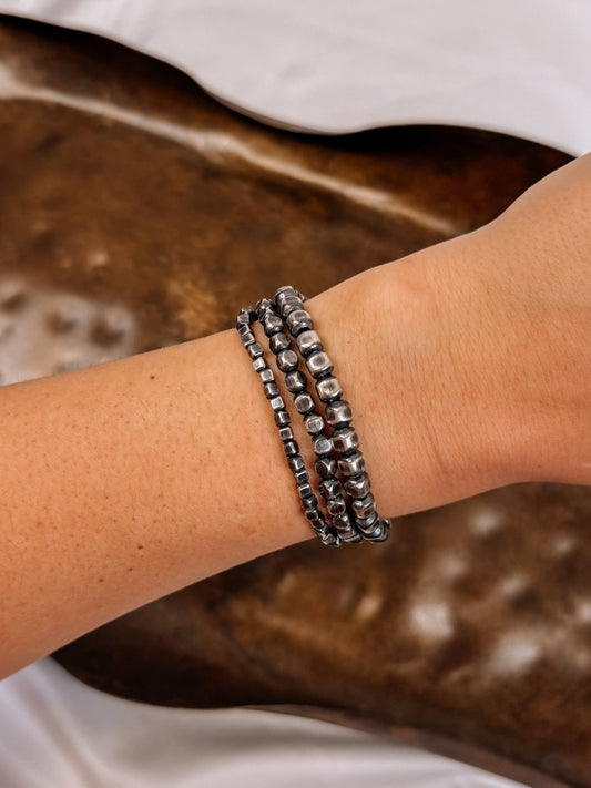 Dayton Sterling Silver Box Pearls