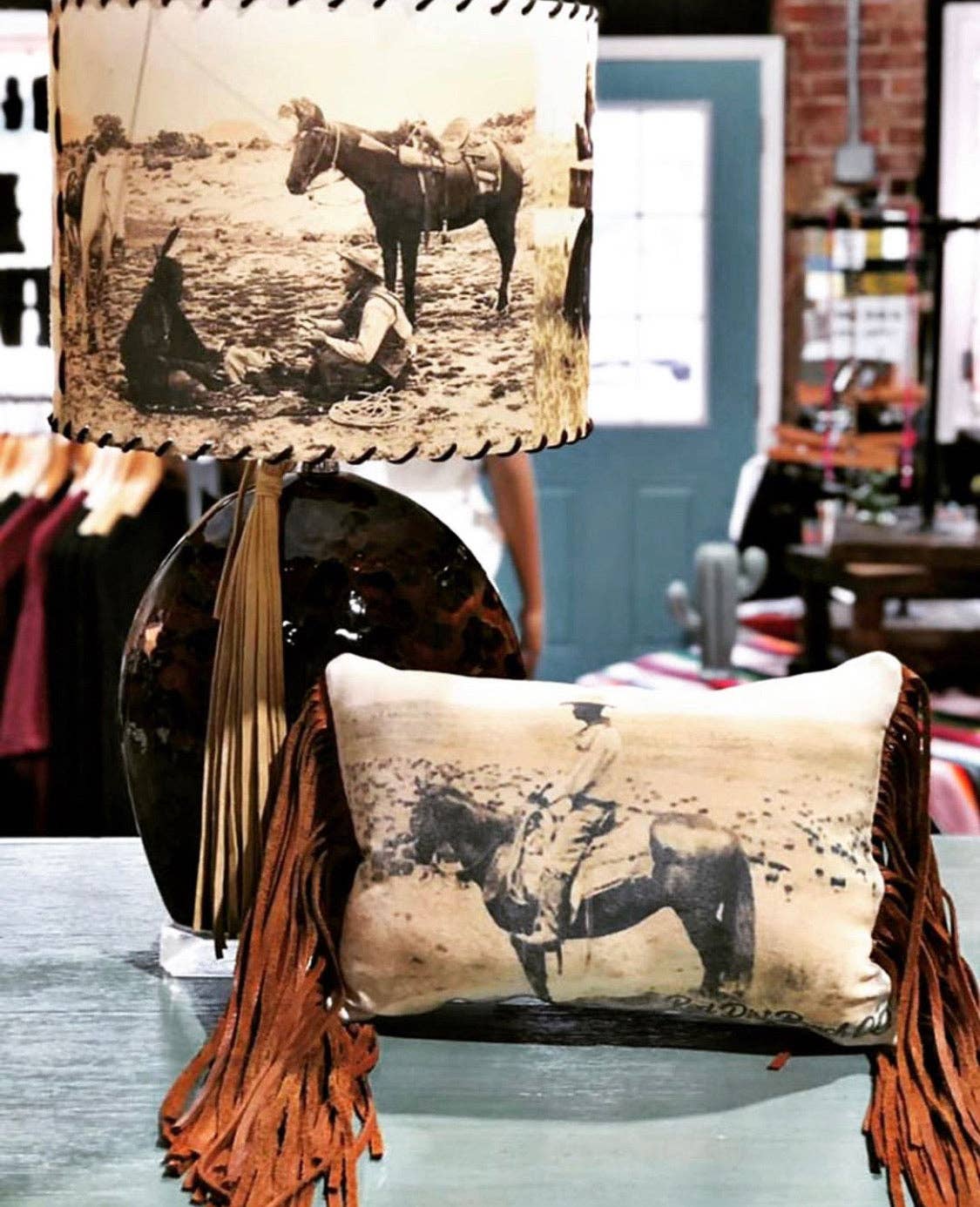 Pillow Plainsman Print