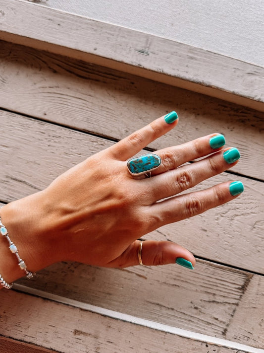 Didn't It Rain Turquoise Ring