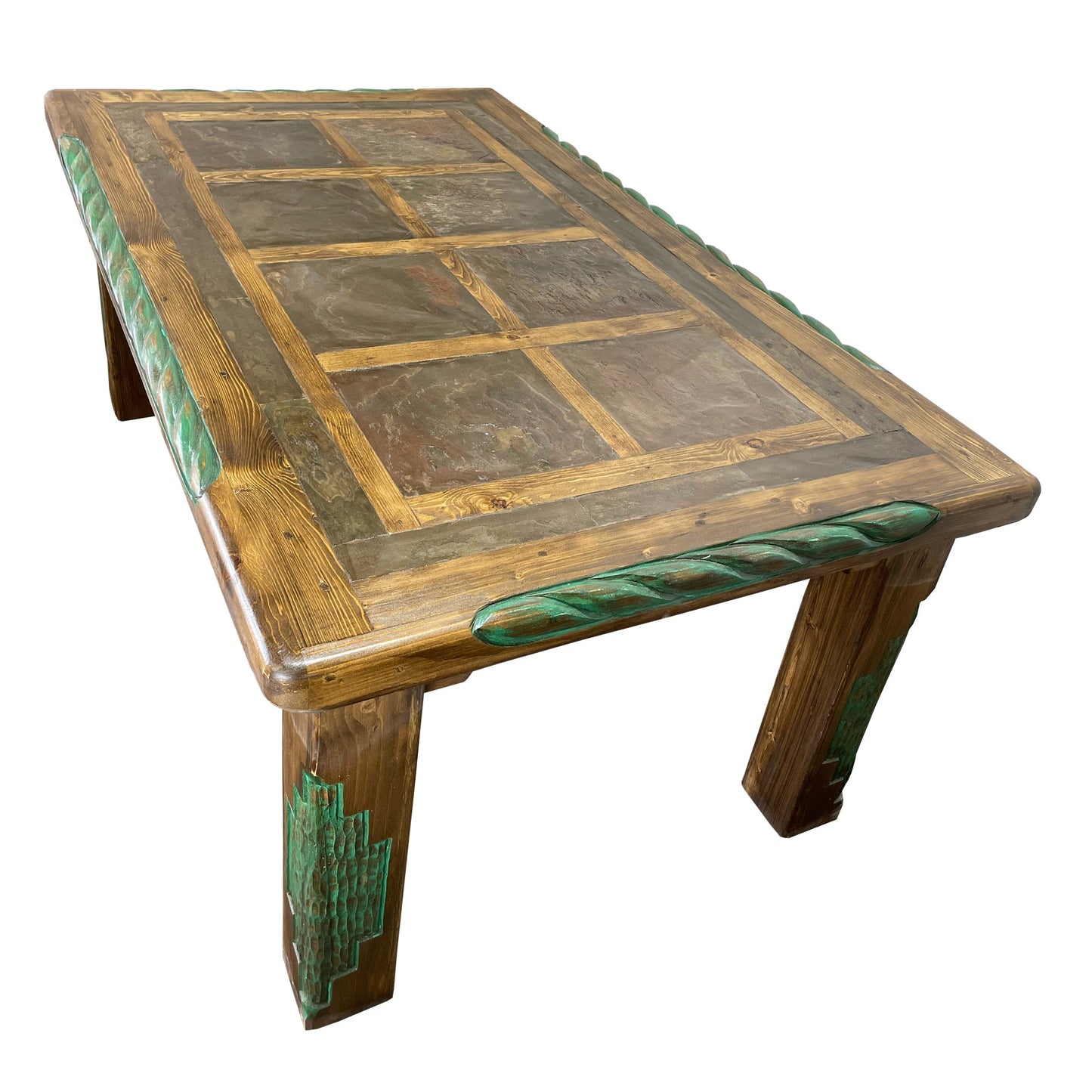 Southwest 6' Dining Table and 6 Southwest Chairs