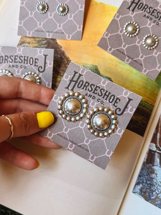 Dover Silver Earrings - Large