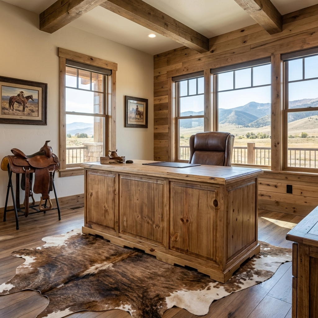 Taos Executive Rustic Desk