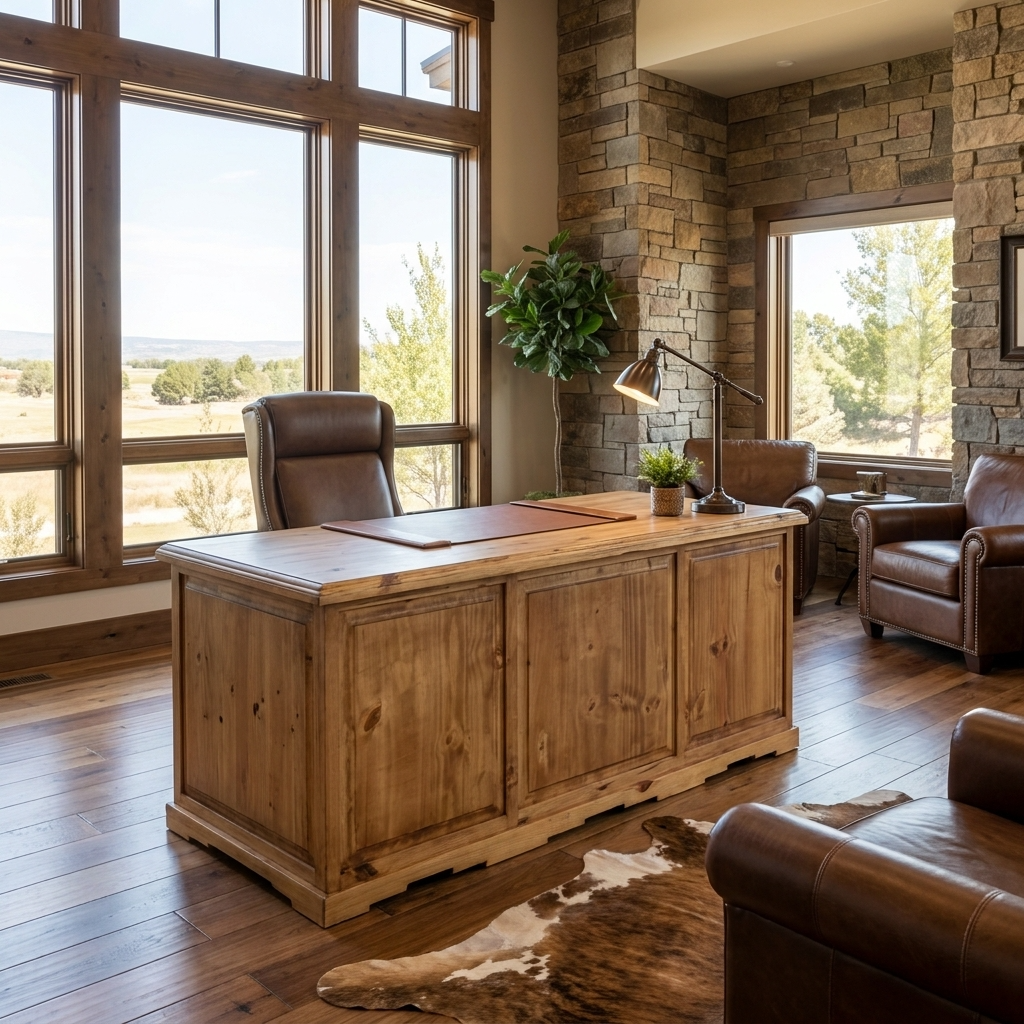 Taos Executive Rustic Desk