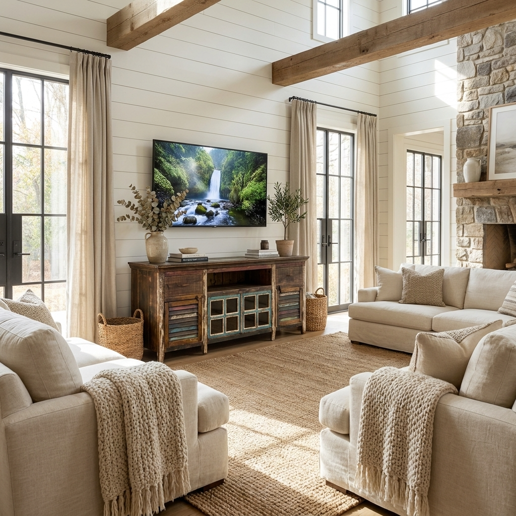 Cabana 80" Rustic TV Stand