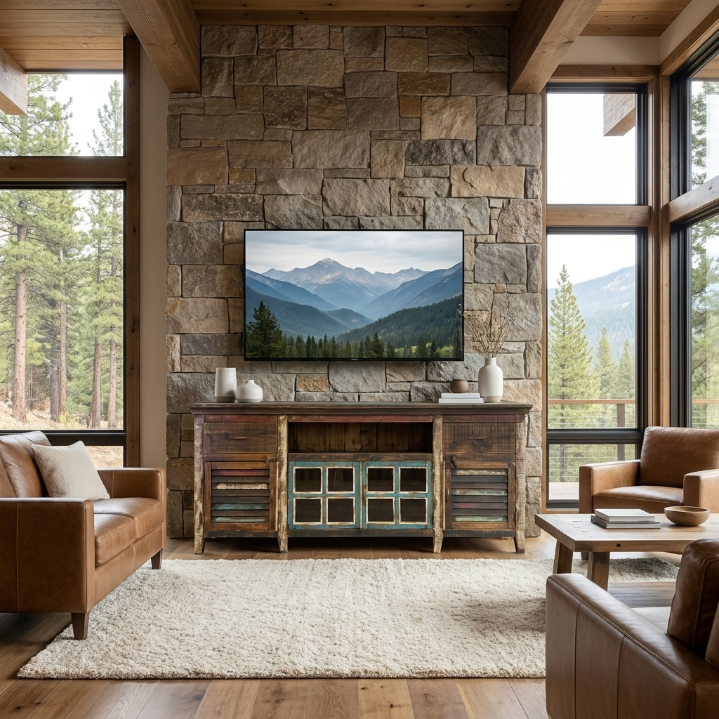 Cabana 80" Rustic TV Stand
