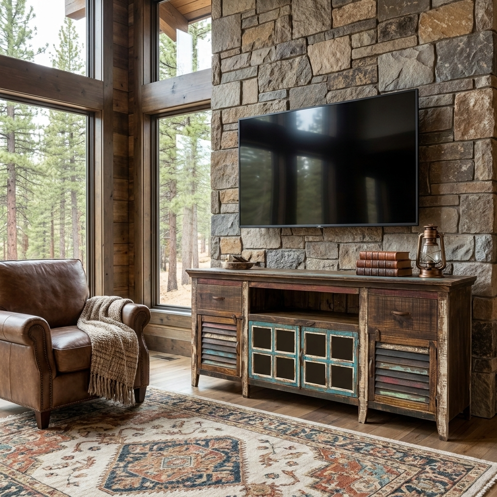Cabana 80" Rustic TV Stand