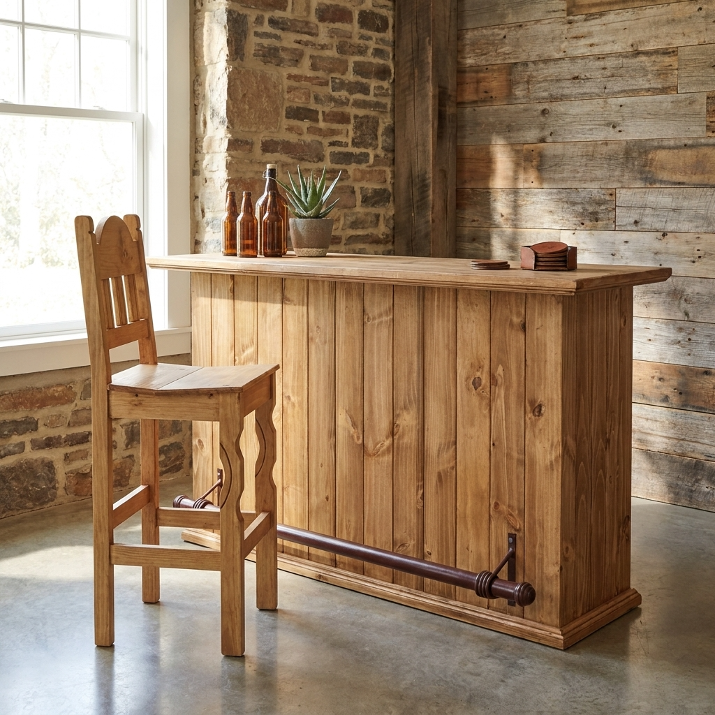 Tongue and Groove Rustic Bar