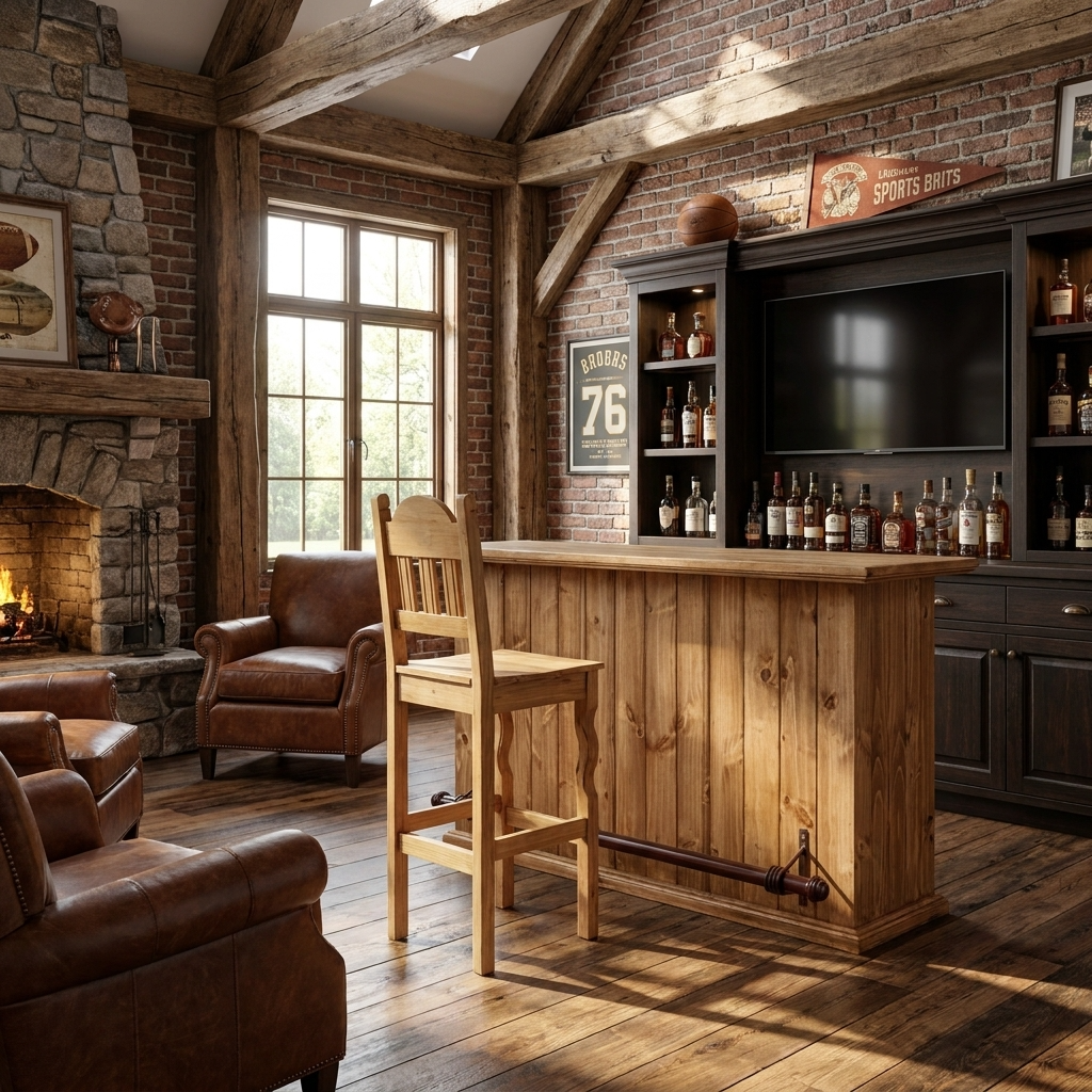 Tongue and Groove Rustic Bar
