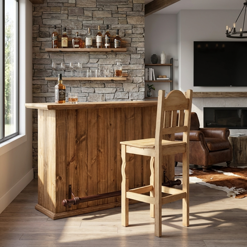 Tongue and Groove Rustic Bar