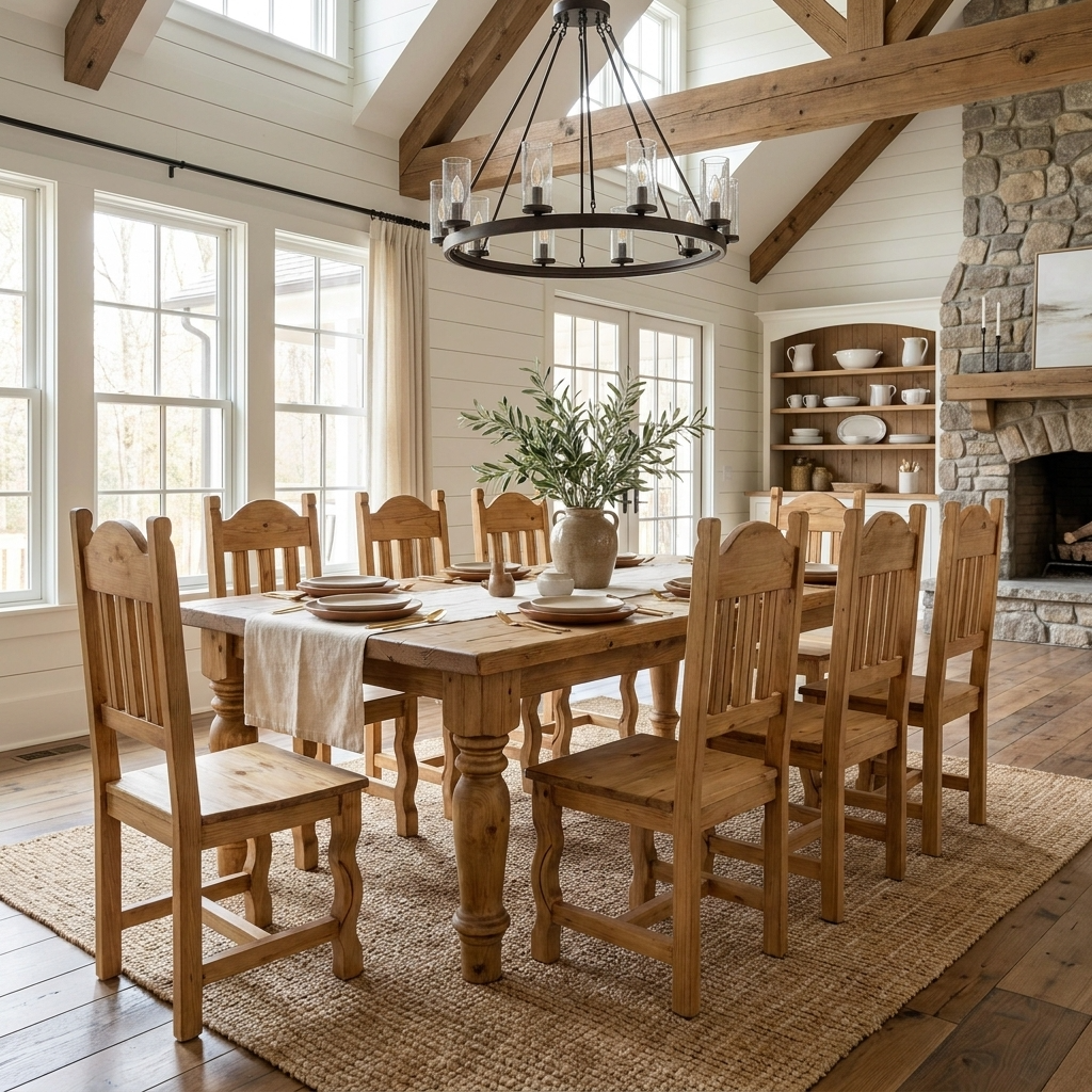 Santa Rita 8' Rustic Dining Table