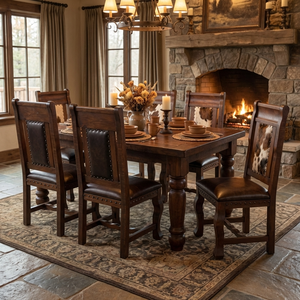 Gran Hacienda Chair with Cowhide and Leather