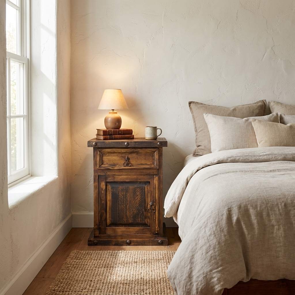Oasis Small Rustic Nightstand