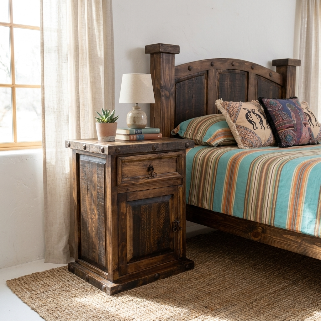 Oasis Small Rustic Nightstand