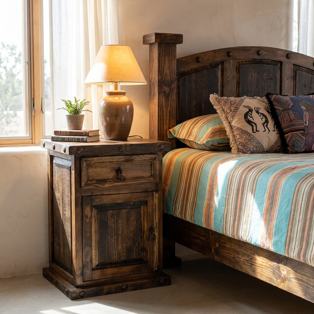 Oasis Small Rustic Nightstand